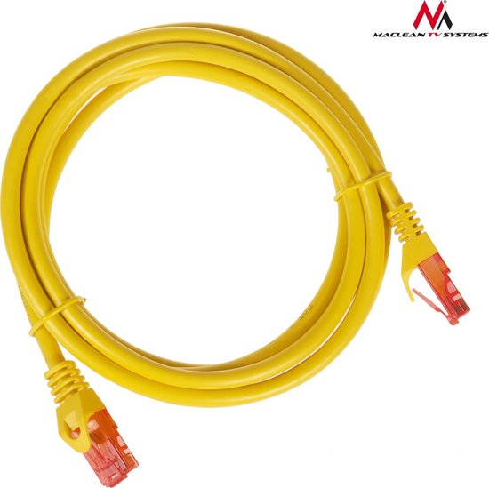 Câble réseau Lan Pro. Ethernet RJ45 utp CAT6 3m Maclean MCTV-303 Y