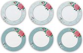 Pip Studio Blushing Birds Starterset Dinerbord 26.5 cm - 6 stuks