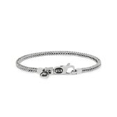 SILK Jewellery - Zilveren Armband - Chevron - 150.20 - Maat 20