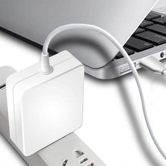 Oplader USB C voor Macbook 61 Watt Adapter - voor MacBook Pro 13 inch /... bol.com