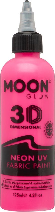 droefheid Aangepaste erosie Moon-Glow NEON Fabric paint ( Textiel verf ) Roze 125 ml | bol.com