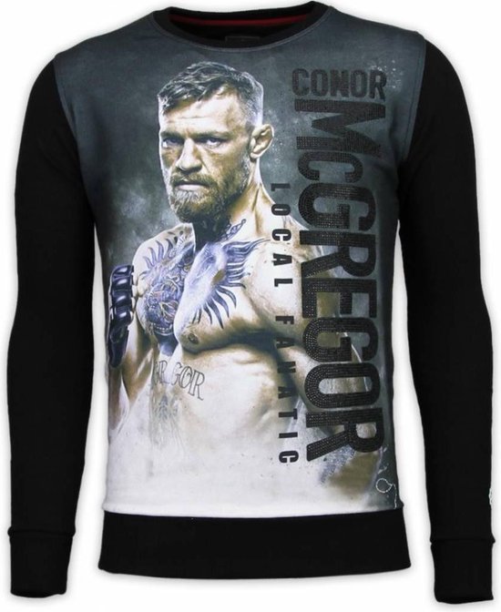 | Local Fanatic Conor McGregor Digital Rhinestone Mcgregor Heren Sweater | Notorious Trui | Sweaters Mannen
