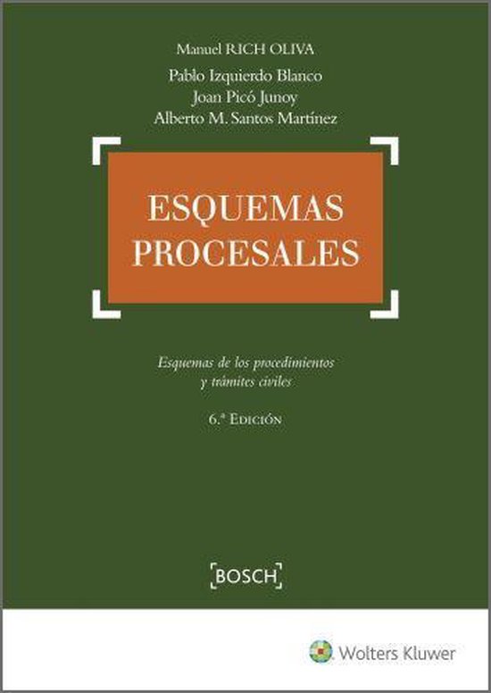 Esquemas Procesales (6.ª Edición) - cover