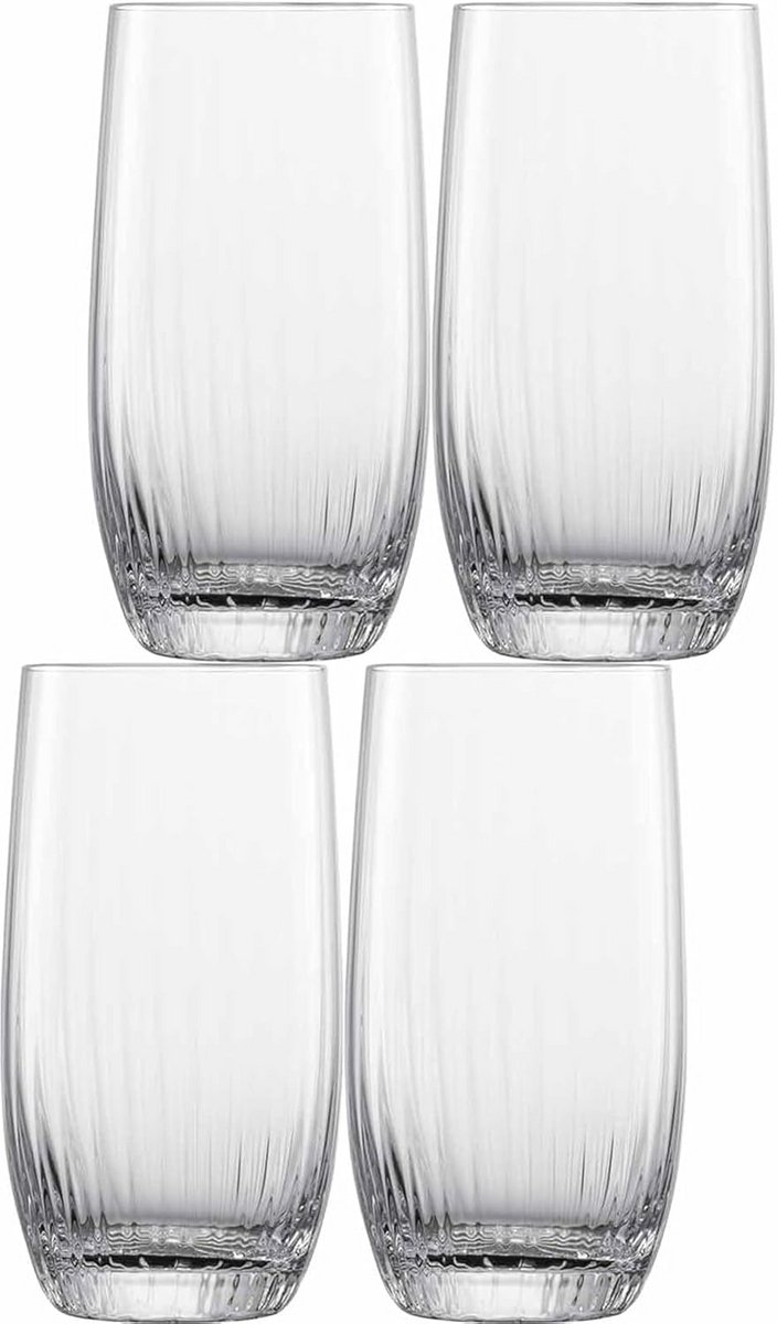 Longdrinkglas 499 ml Set van 4 Hoogwaardig Glas