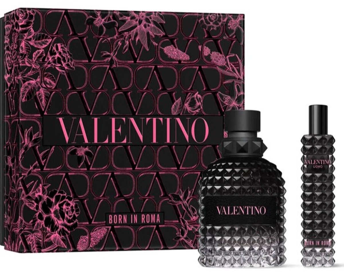 valentino born in roma intense 50ml / 15ml gift set