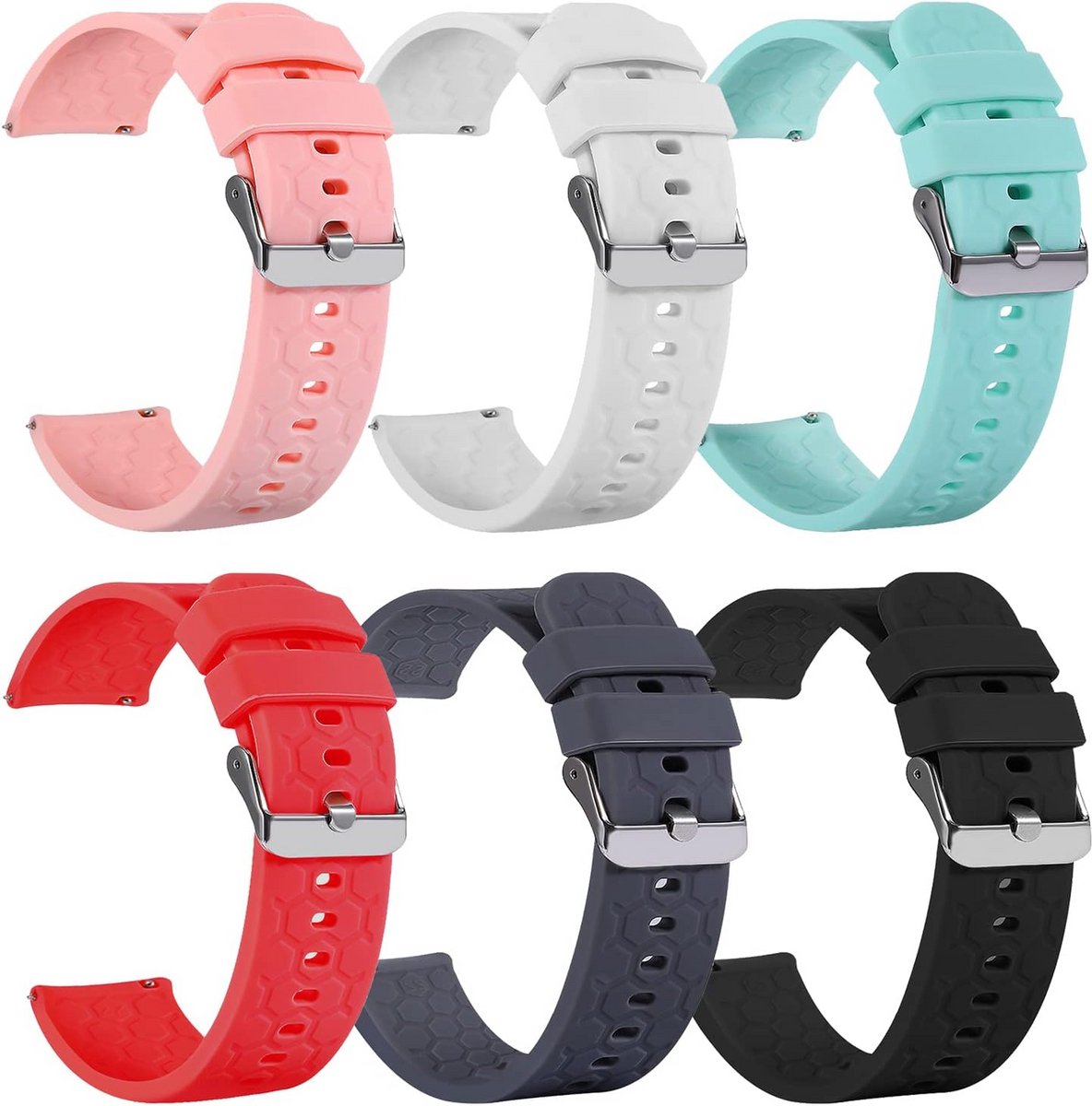 Siliconen Horlogeband voor 1,95 inch Smartwatches