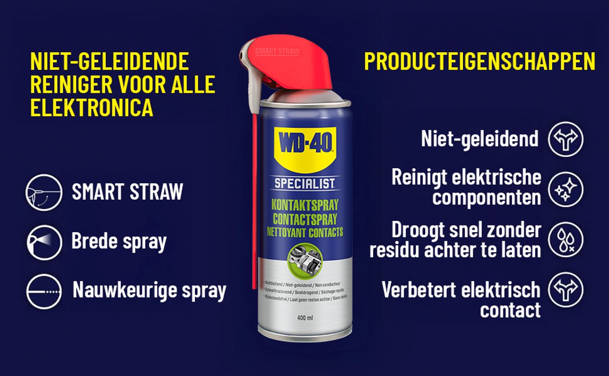 WD 40 Specialist Electrical Contact Cleaner Quick Drying Non - Foto 3