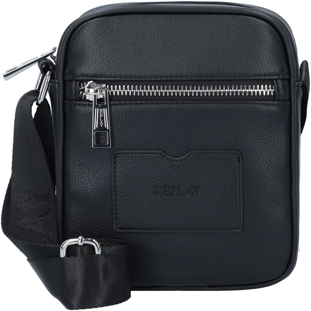 REPLAY Schoudertas Reporter Bag Black Zwart