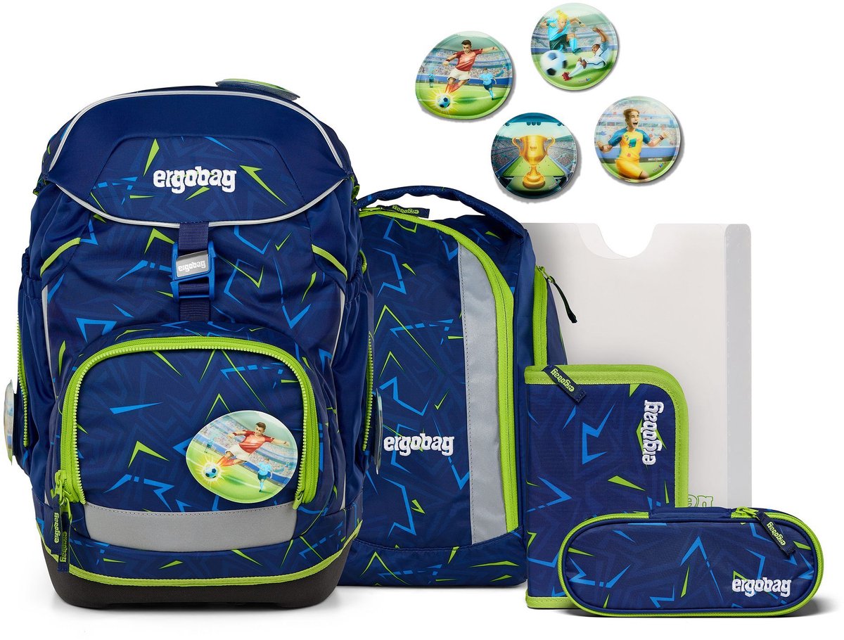 ergobag schooltas Pack Set 6-delig SpitzenreitBär donkerblauw