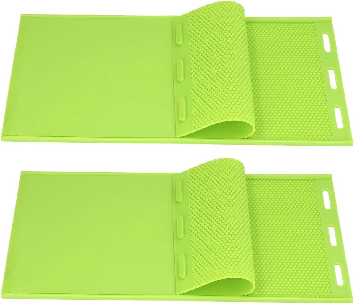 Silicone Bijenwas Persbladvormen - Set van 2 voor Bijenwasfunderingen