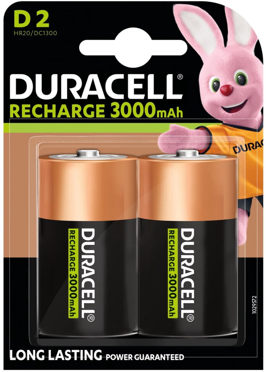 Duracell Oplaadbare Batterijen Ultra D - 3 x 2 stuks - Voordeelverpakking