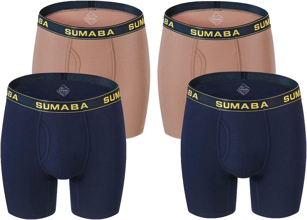 Heren Boxershorts Ademend Comfortabele Pasvorm met Opening - Groot & Lang