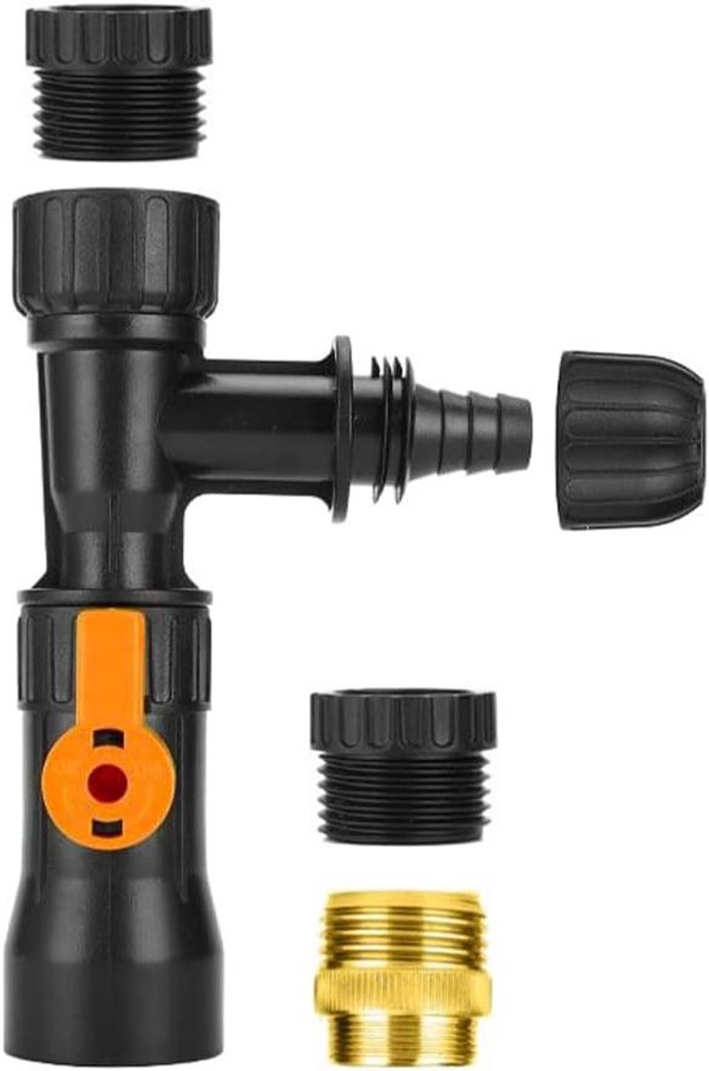 Ronte - Aquariumwaterwisselaar met 2 adapters en handige functionaliteit. Aquariumbenodigdheden voor eenvoudige waterwissel.