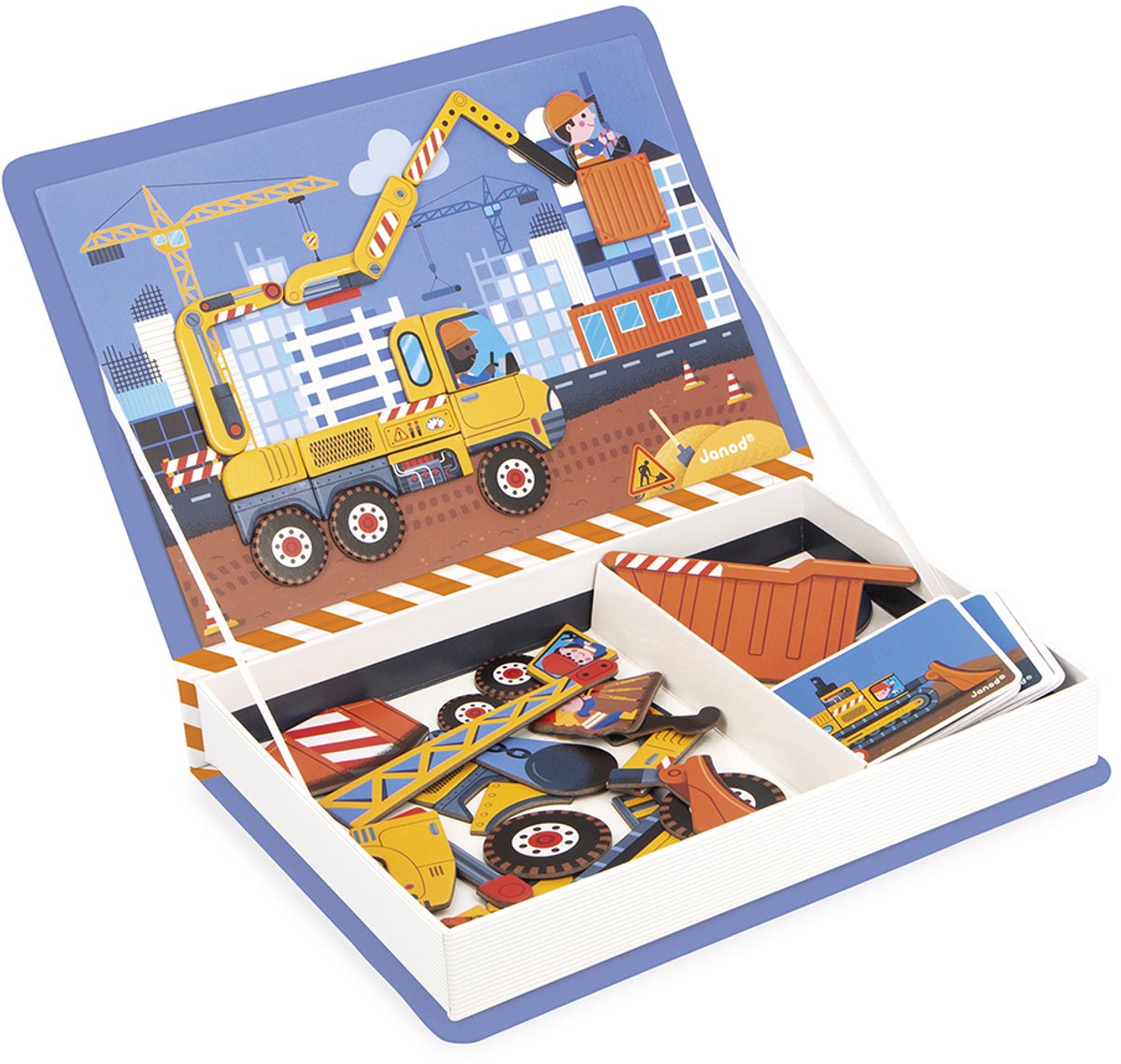 Janod - Magnetibook - Constructie - Magneetboek Speelset — afbeelding 5