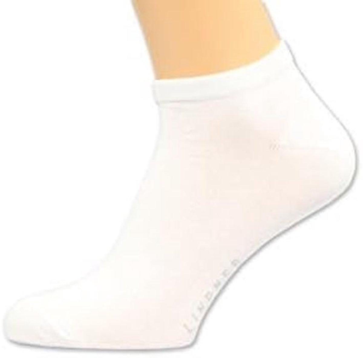 Katoenen sneakersokken met brede tailleband, elastisch en duurzaam, 3 paar, wit, maat 45-47
