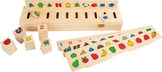 Small Foot - Afbeeldingen Sorteerbox, 55 dlg. van Small Foot — afbeelding 3