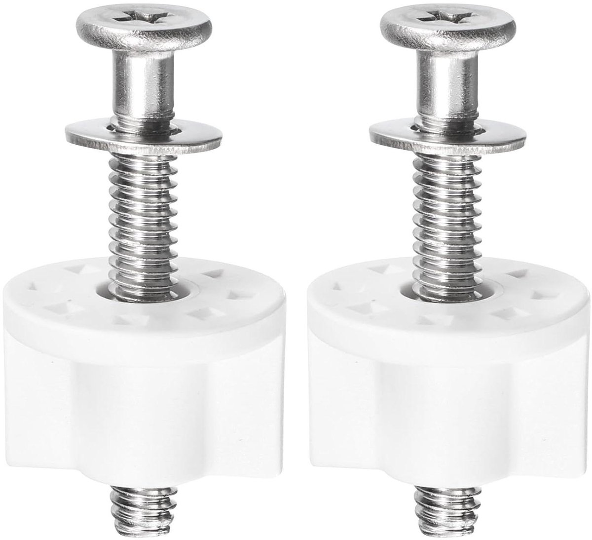 Ronte - Set van 2 toiletbril bevestigingen voor bovenmontage - reserveonderdelenset - badkamer accessoires