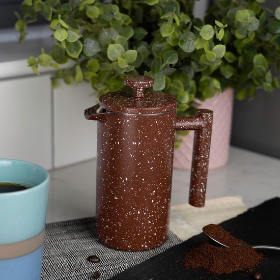 Café Olé 3 Kopjes Café Olé BFD Cafetière - Roestvrij Staal, Spiegelafwerking, 350 Ml (3 Espresso Kopjes) Roestvrijstalen Koffiezetter