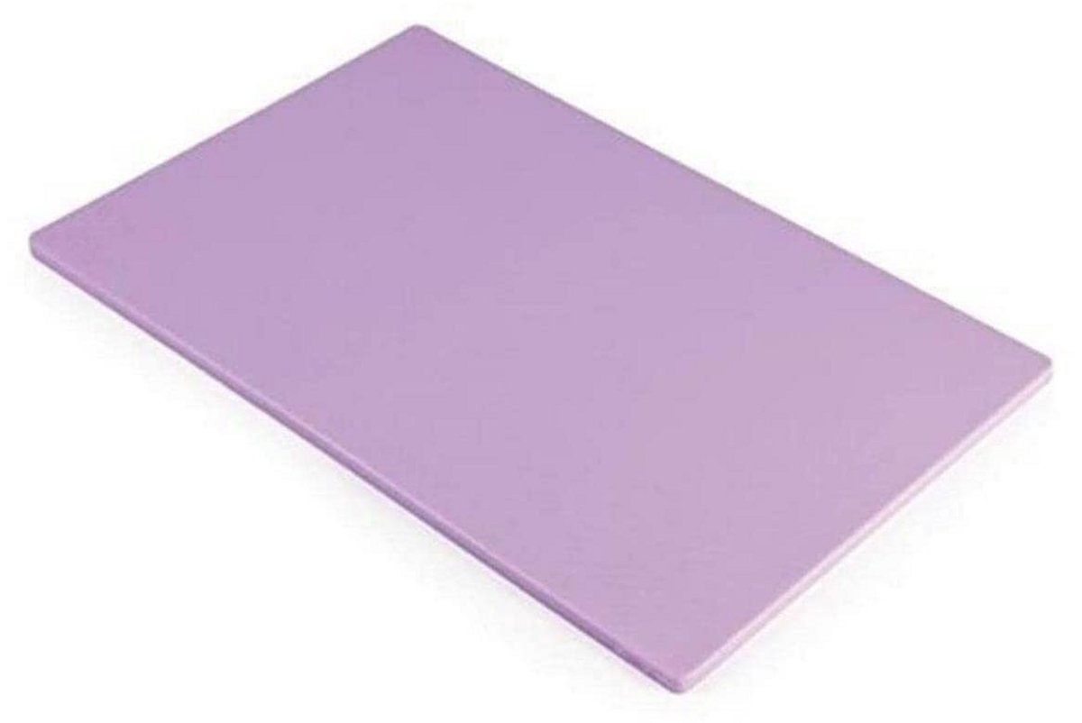 Snijplank HDPE paars 45 x 30 x 1,2 cm allergenen