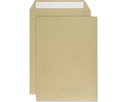 Netuno 500 Brown C5 Enveloppen 162x229mm - Druk op Klep, Zonder Venster, 80g - Voor Facturen en Brochures