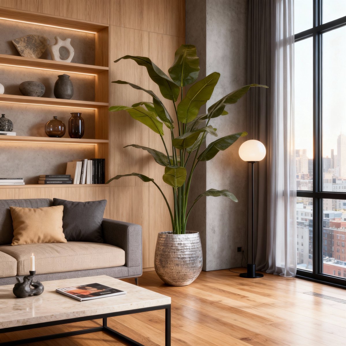 maxifleur Kunstplanten Traveller kunstpalm deluxe 165cm Groen
