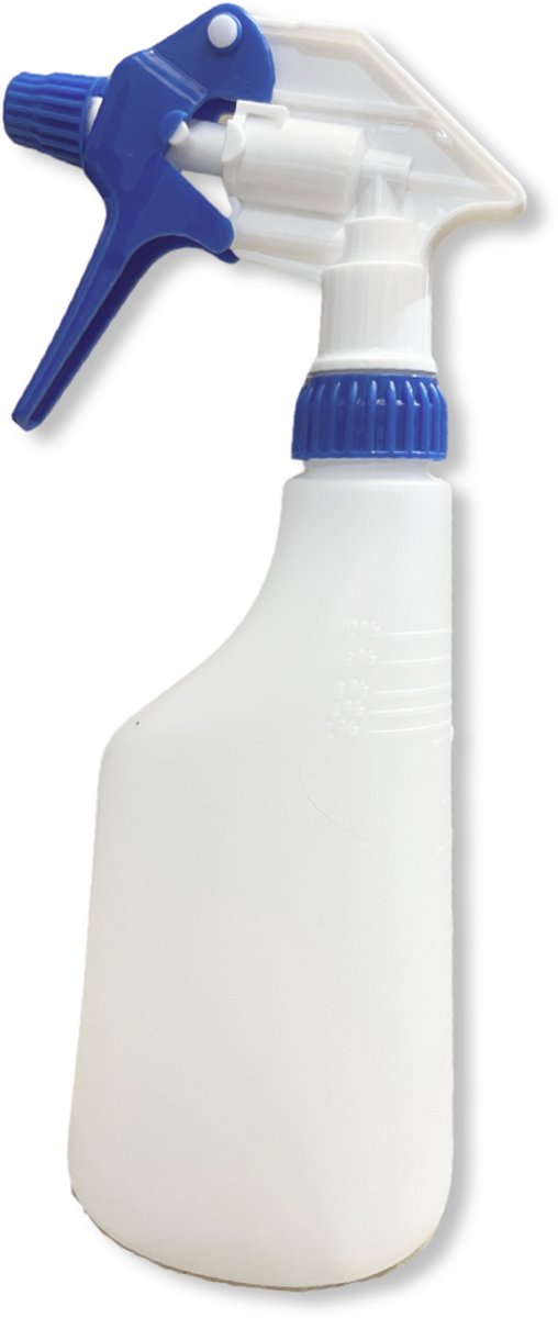 MAUS sprayflacon leeg - 5 stuks spray bottle blauw - kunststof sprayer 600 ml - Plantenspuit met trigger