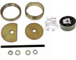 AMD TOOLS Pro Series - Subframe Rubber Trekker - Montage en Demontage Motorsteun & Ophanging - Geschikt voor VW, Audi, Seat, Skoda - Voor bussen 1K0199868 / 1K0199867