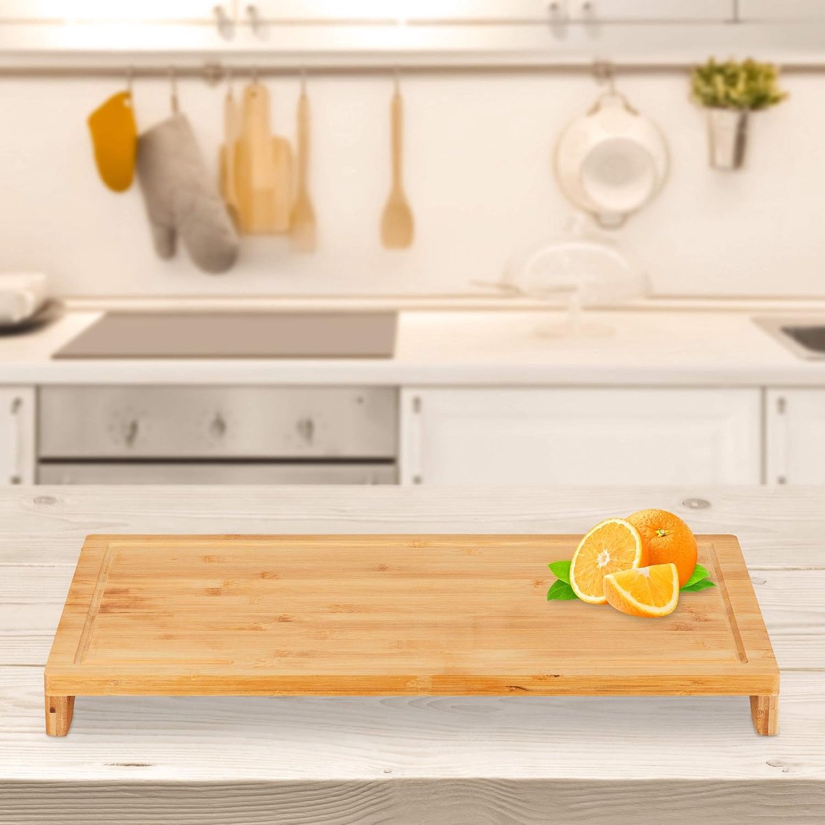 Candala Snijplank bamboe, - Rood - 52 x 29 cm - set van 2 - Bamboe