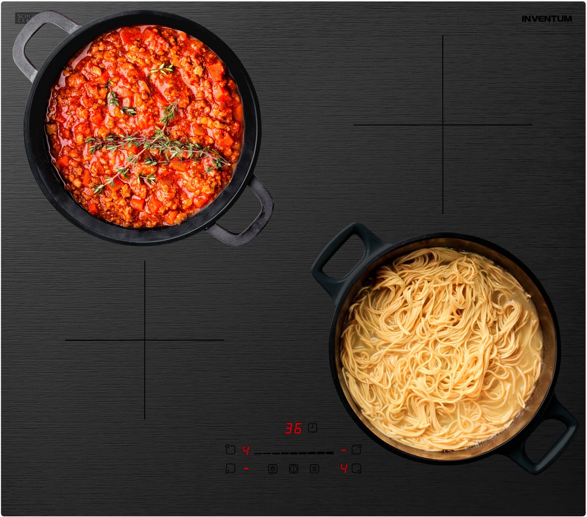 Inventum IKI6008MAT - Inbouw inductie kookplaat - Matzwart