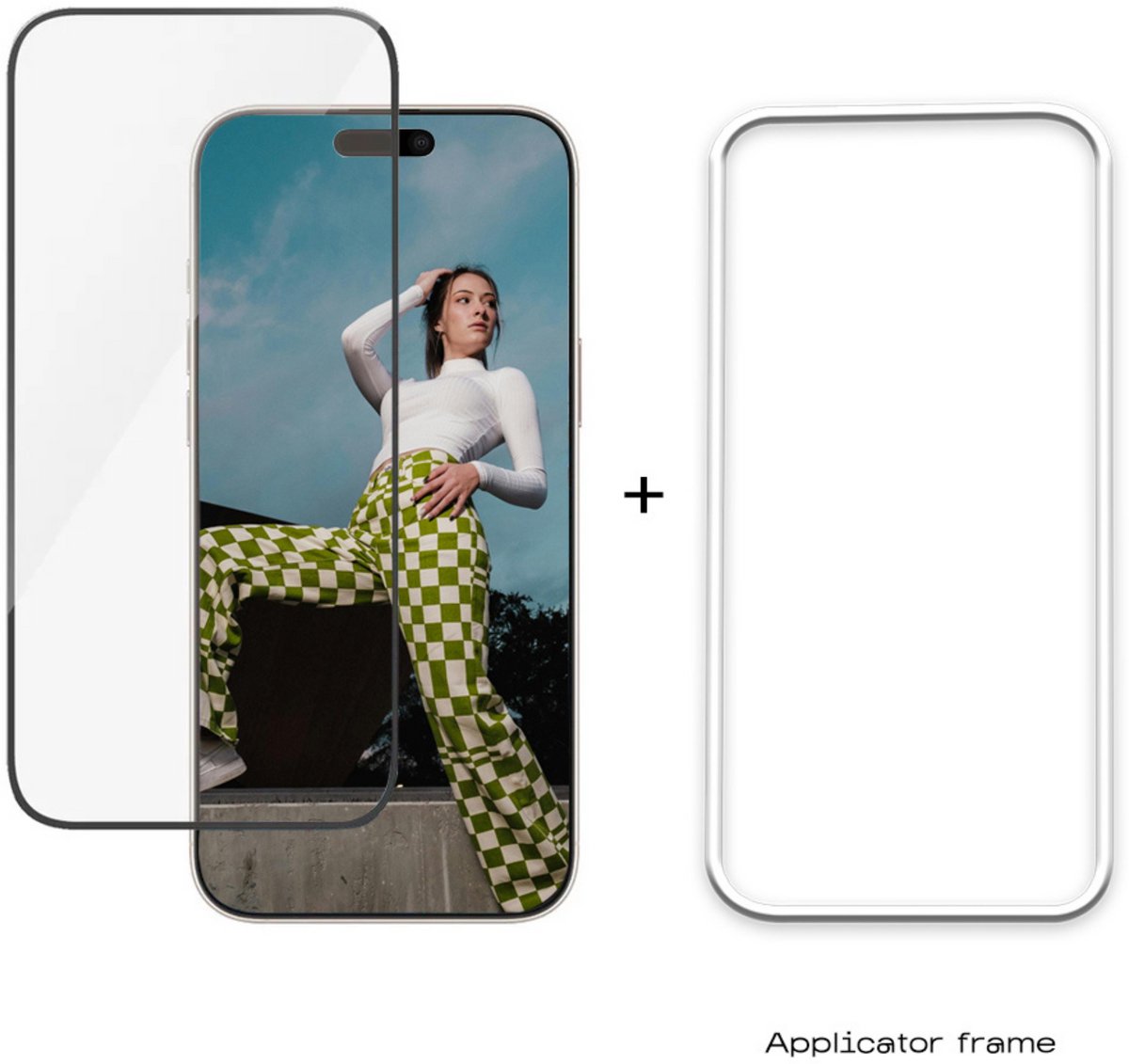 Faironics Screenprotector geschikt voor iPhone 12 / 12 Pro met Installatieframe - Clear HD Full Curved Edge Tempered Glass