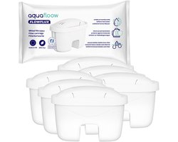 6x Aquafloow Waterfilters voor Brita - voor Waterkan - waterfilters voor Maxtra Maxtra+ en oudere modellen (vóór 2020)
