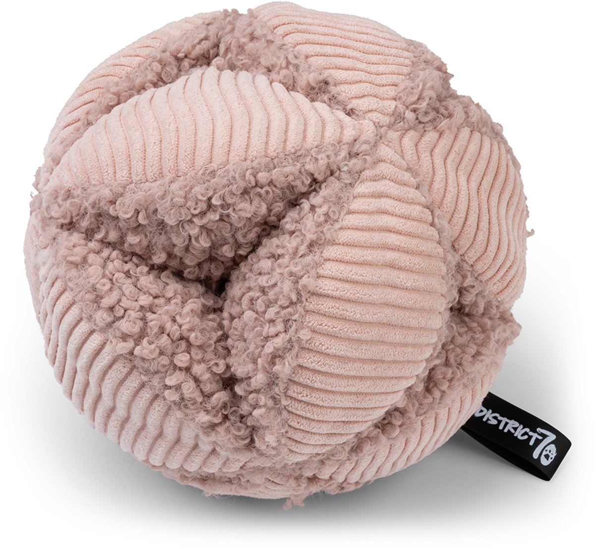 District 70 BOBBY – Snuffelbal voor Honden | Stimuleert Speurgedrag & Mentale Uitdaging – Roze – Large Ø19 cm