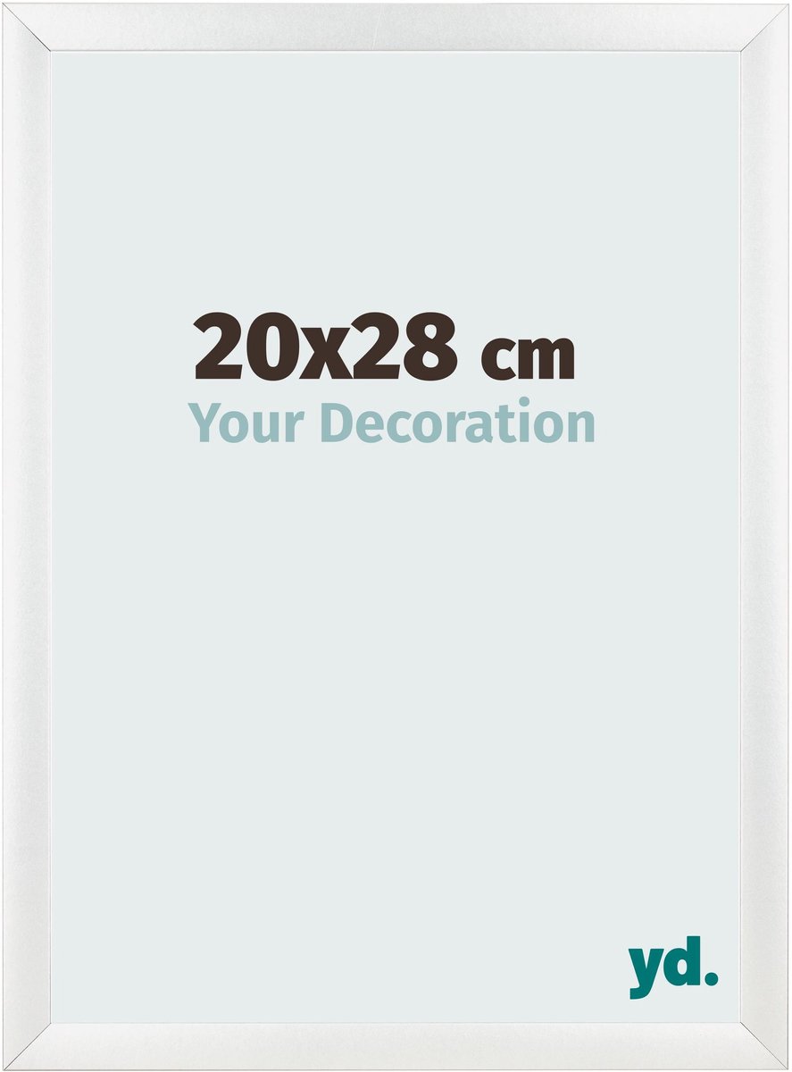 yd. Your Decoration - Fotolijst 20x28 cm - MDF - Wit Hoogglans - Pisa