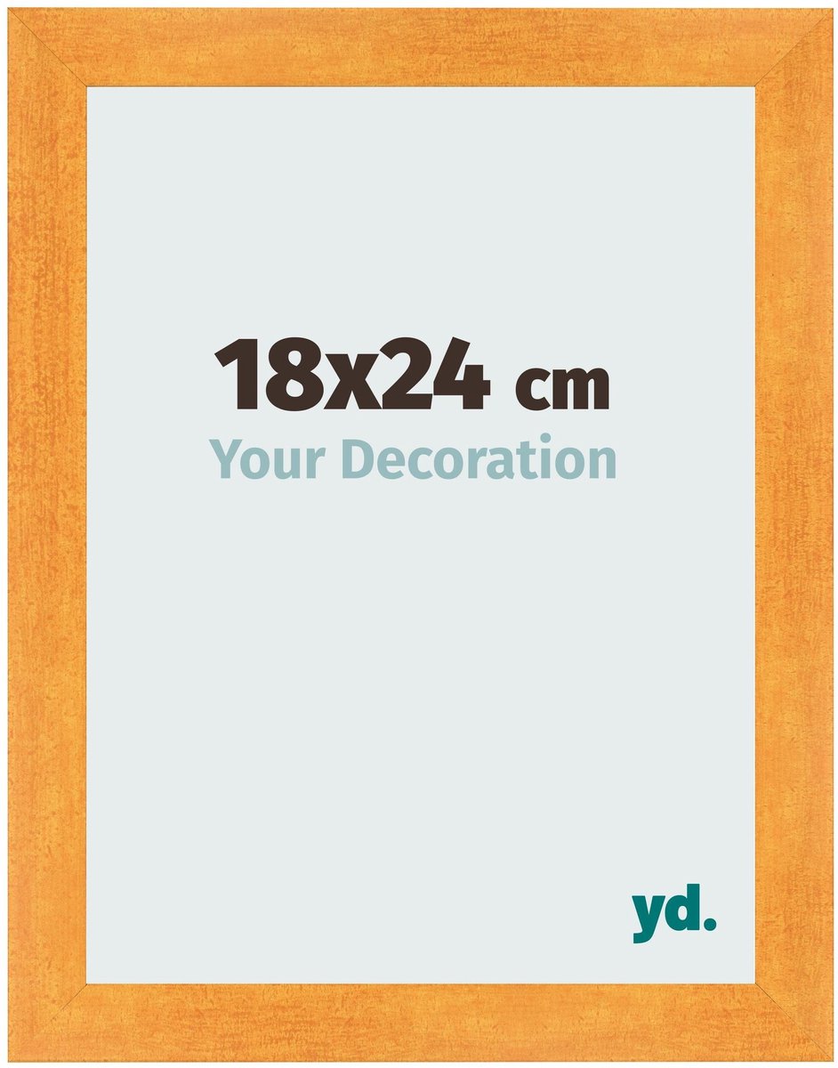 yd. Your Decoration - Fotolijst 18x24 cm - MDF - Oranje - Pisa