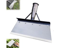 Multifunctionele tuinschep - buiten tuin reiniging onkruid verwijderen - roestvrijstalen schep