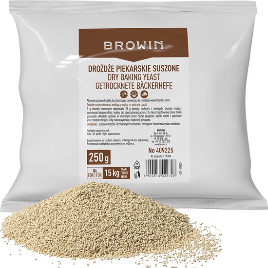 Gedroogde Bakkersgist - Saccharomyces Cerevisiae - 250g