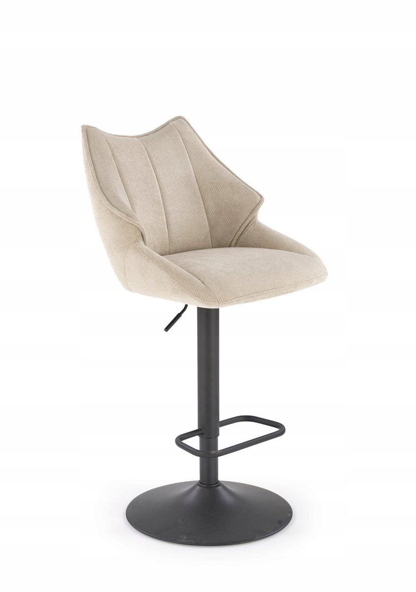 Halmar H122 Barstoel Draaibaar Verstelbaar Stof Beige