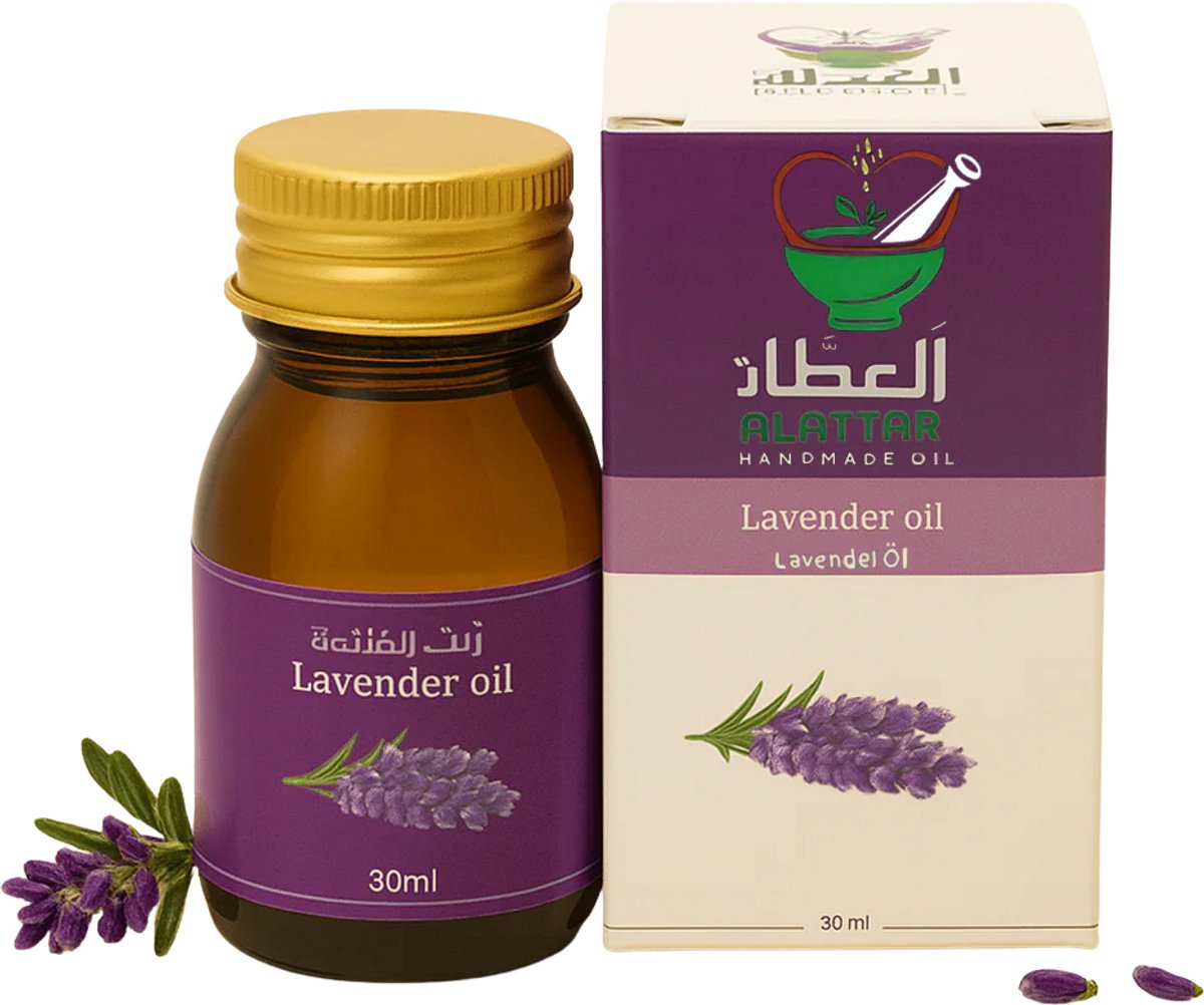 RNC. - Lavendelolie 30ml – 100% Pure Lavandula Angustifolia – Ontspannend & Kalmerend – Stressvermindering, Slaapondersteuning & Huidverzorging – Ideaal voor Aromatherapie, Massage & Bad