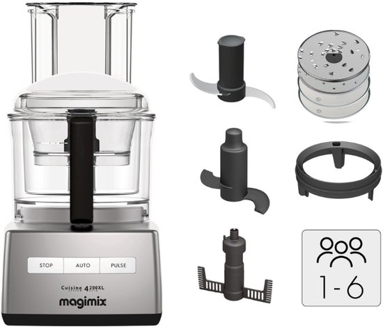 Magimix CS 4200 XL - Foodprocessor - Keukenmachine - Mat Chroom van Magimix — afbeelding 3