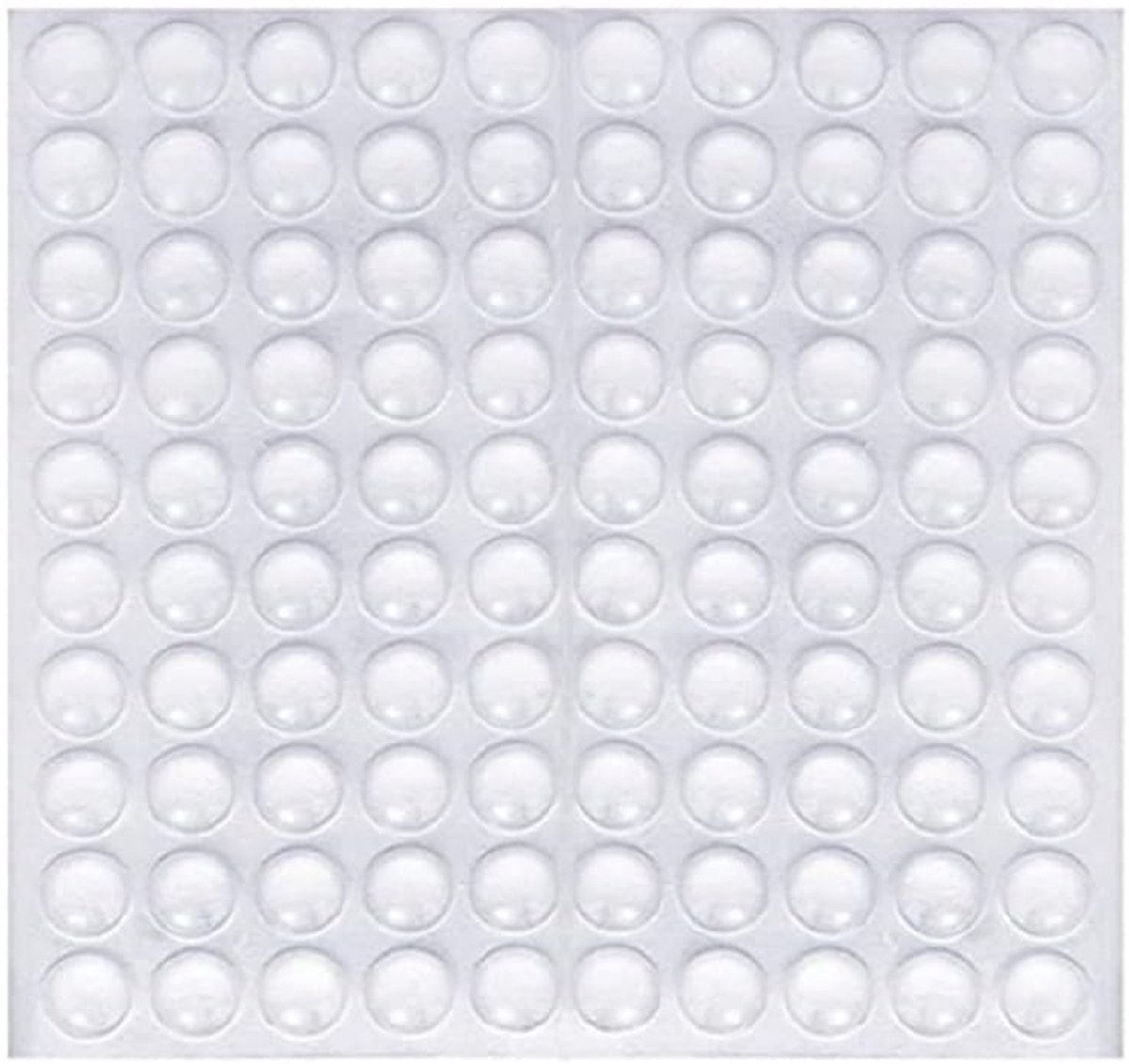 OUYLAF Set Van 200 Zelfklevende Deurstopperse - Zelfklevende Deurbeschermers - Stootdoppen - Stootkussens - Siliconen doppen - Zelfklevende Siliconen Stootdoppen - Ø8mm x 2.5mm