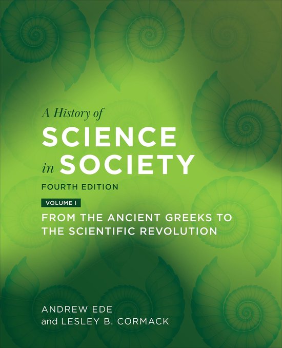 A History of Science in Society, Volume I - cover