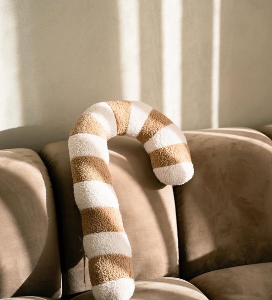 Nordic Christmas Deco Candy Cane Pillow