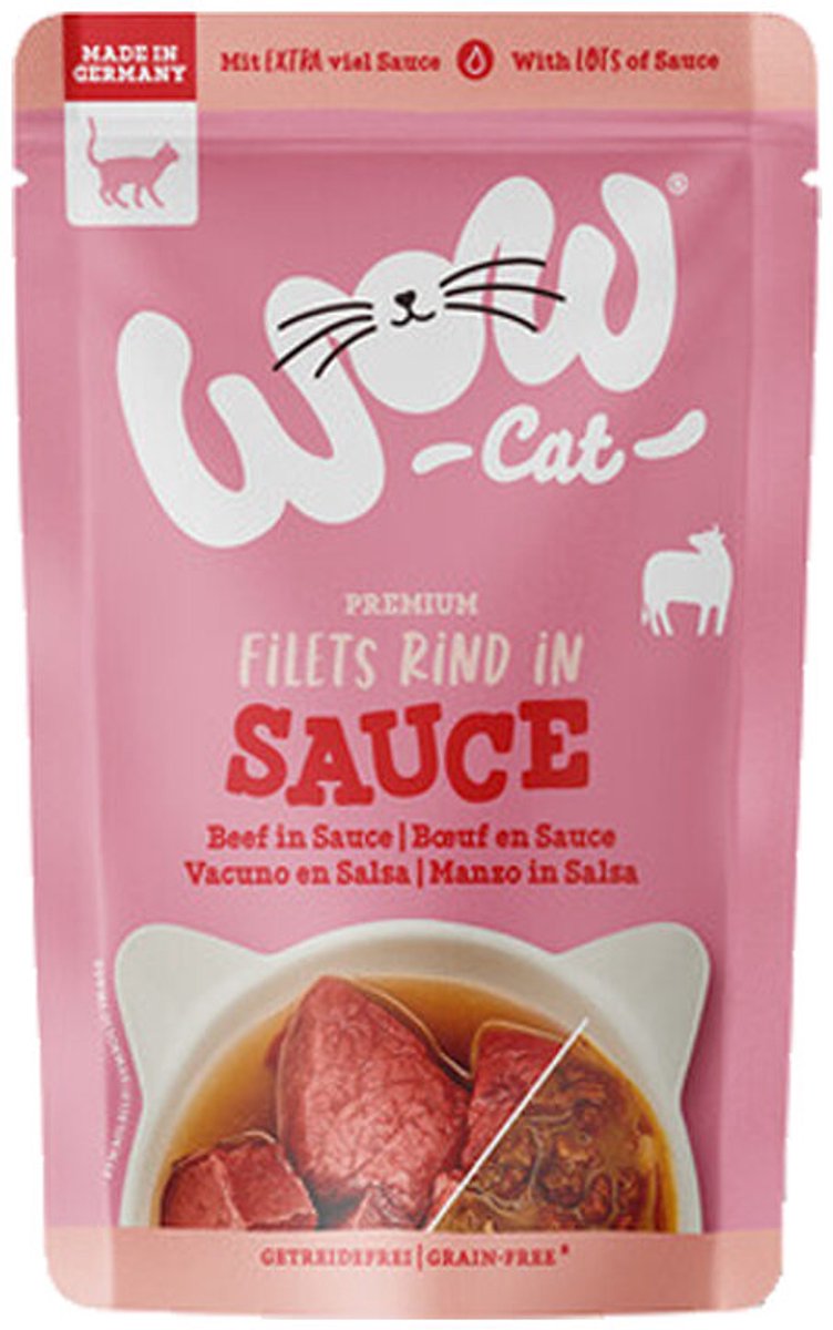Wow WOW Cat Wet Adult in Saus - Rund