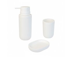 Badkamer set - 3-delig - wit