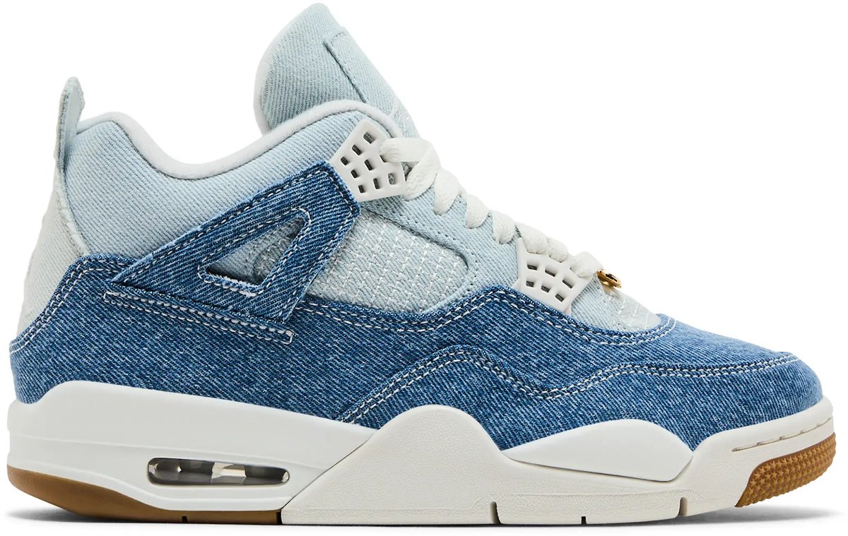 Jordan 4 Retro TEX Denim Worn Blue - Dames