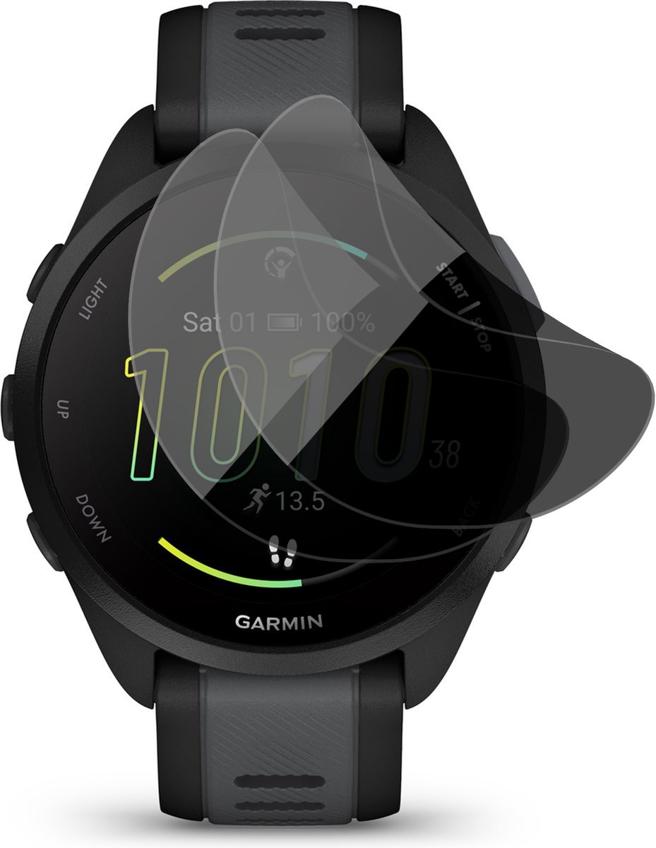 Privacy Screenprotector geschikt voor Garmin Forerunner 165 - 2x FlexGuard Screen Protector