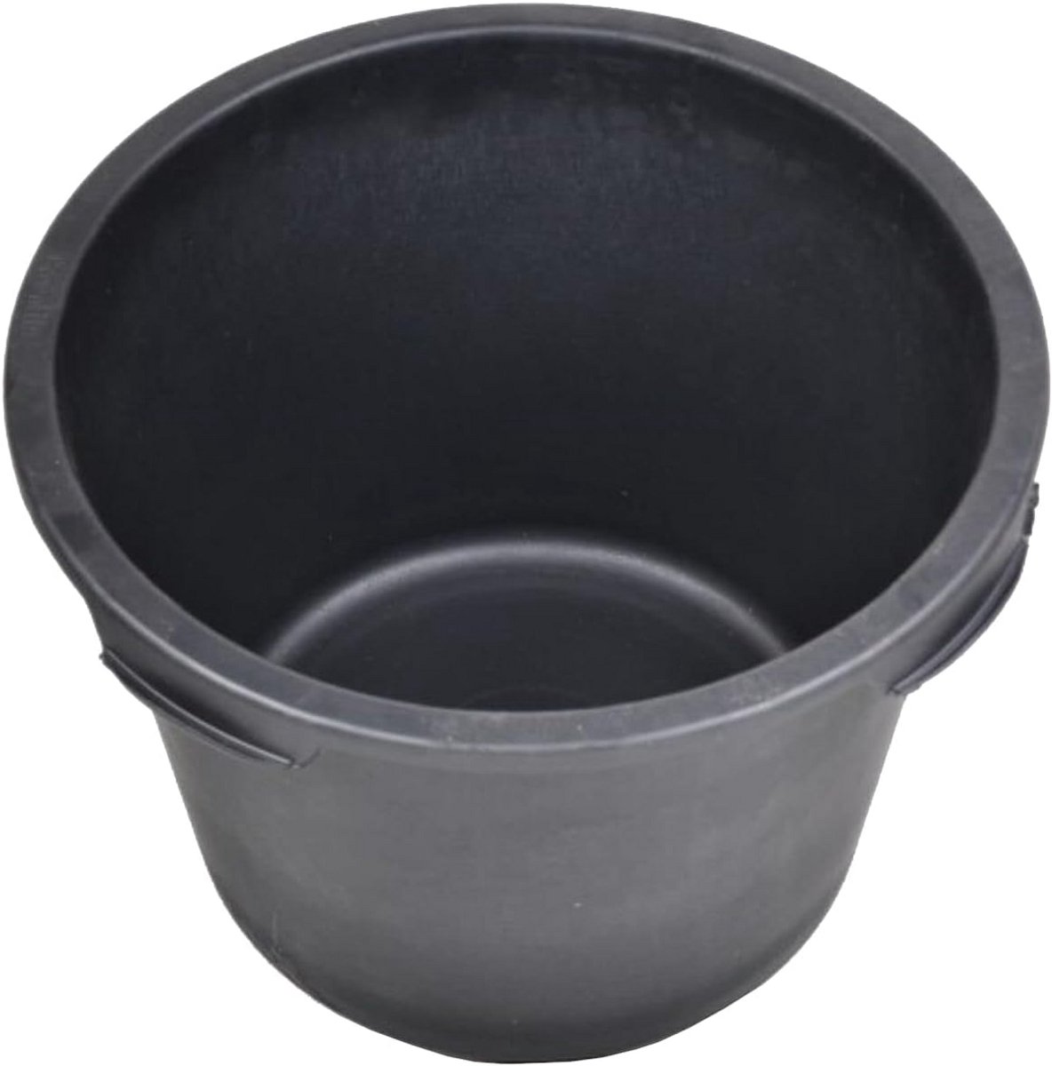 Set van 3 Zwarte Mortel Mengemmers - Robuuste Bouwemmers (65 Liter Capaciteit)