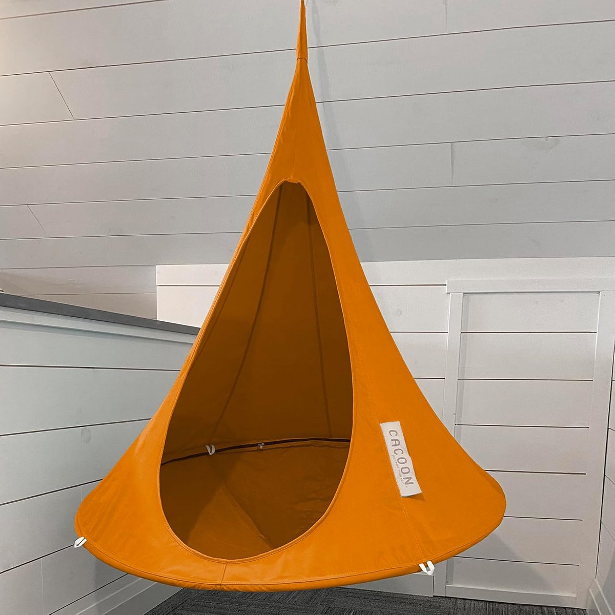 Kinder Hangstoel XXL - Koraalroze - Veilige Pluche Lichaamscocon voor Binnen en Buiten