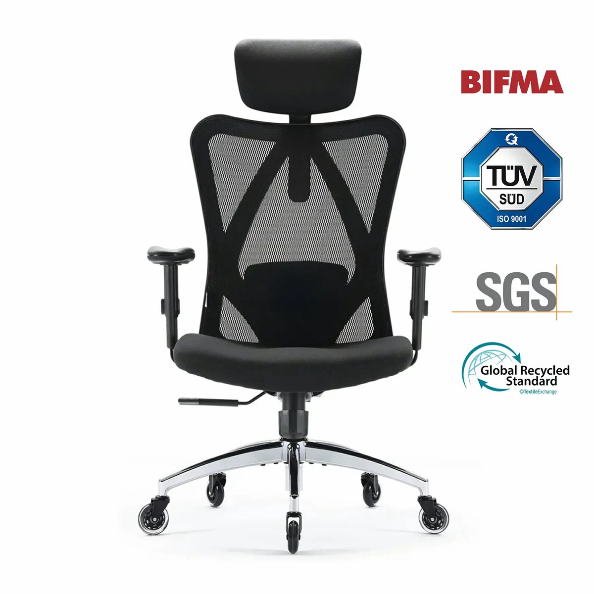 SIHOO M18 Ergonomische Bureaustoel met Verstelbare - SIHOO - €169,99
