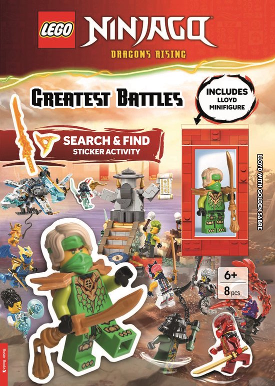 LEGO® NINJAGO®: Greatest Battles Search & Find Sticker Act ... - cover